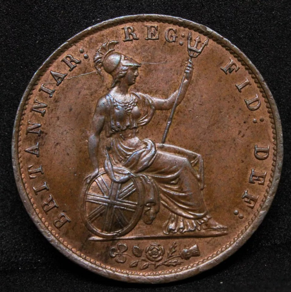 1/2 penny 1854. Queen Victoria young head. S.3949 aUNC