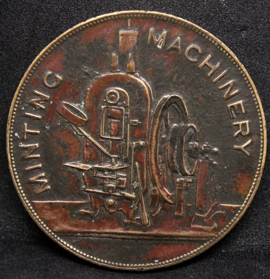 Taylor & Challen Advertising token, Crown Size (38mm) GREAT BRITAIN. Birmingham.