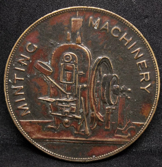Taylor & Challen Advertising token, Crown Size (38mm) GREAT BRITAIN. Birmingham.