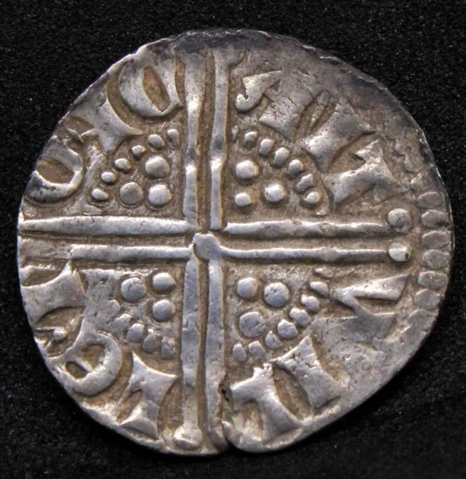 Henry III Penny, Voided Cross, Class 5c2, (1251-1272), Willem Canterbury S.1373 Hammered Silver