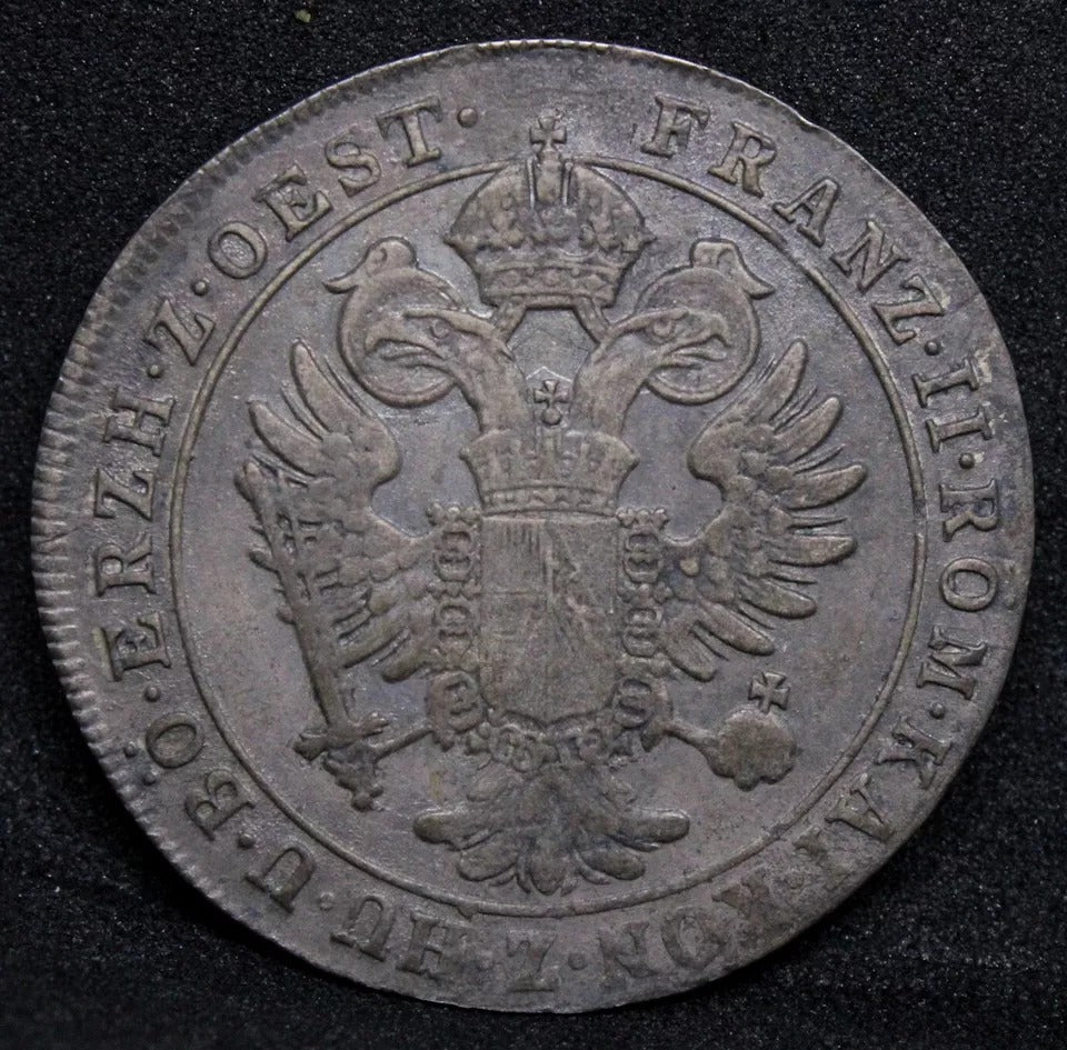 15 Soldi, 8½ Kreuzer 1802 -A Gorizia Italian states, Francesco II. KM-48 EF Sold..
