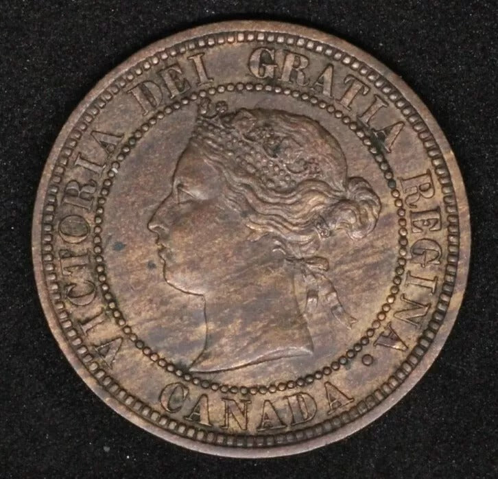 1876-H Canada 1 Cent, Queen Victoria UNC