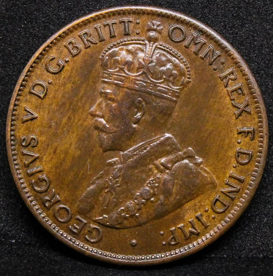 1/2 penny 1913, Australia. George V. KM-22 EF SOLD..
