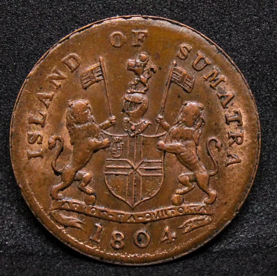 1804/1219 Netherlands East Indies SUMATRA, ISLAND OF Keping KM# Tn1. EF