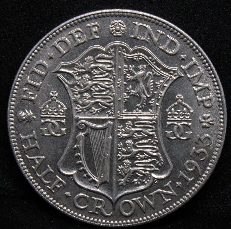 1/2 Crown 1933, Great Britain George V. S.4037 UNC