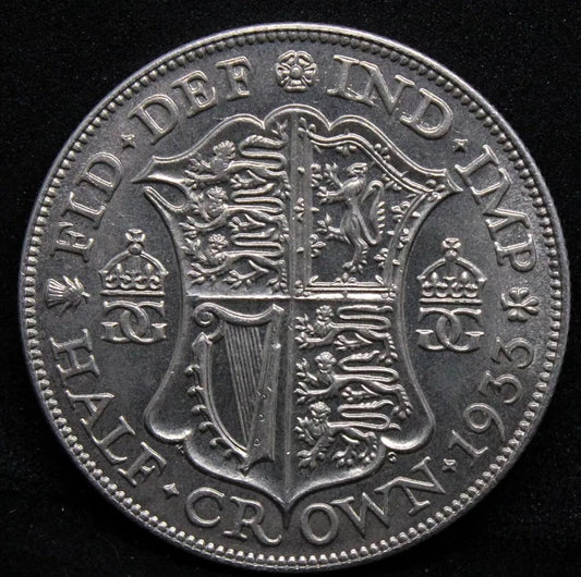 1/2 Crown 1933, Great Britain George V. S.4037 UNC
