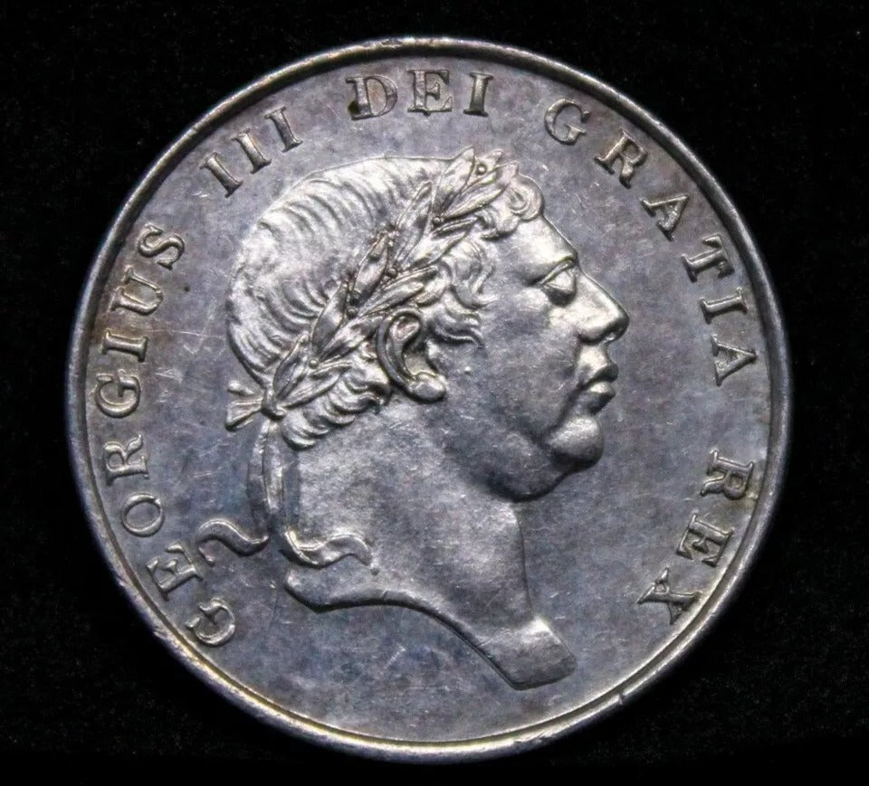 1813 1 Shilling 6 Pence Silver Token, George III. UNC KM-TN3