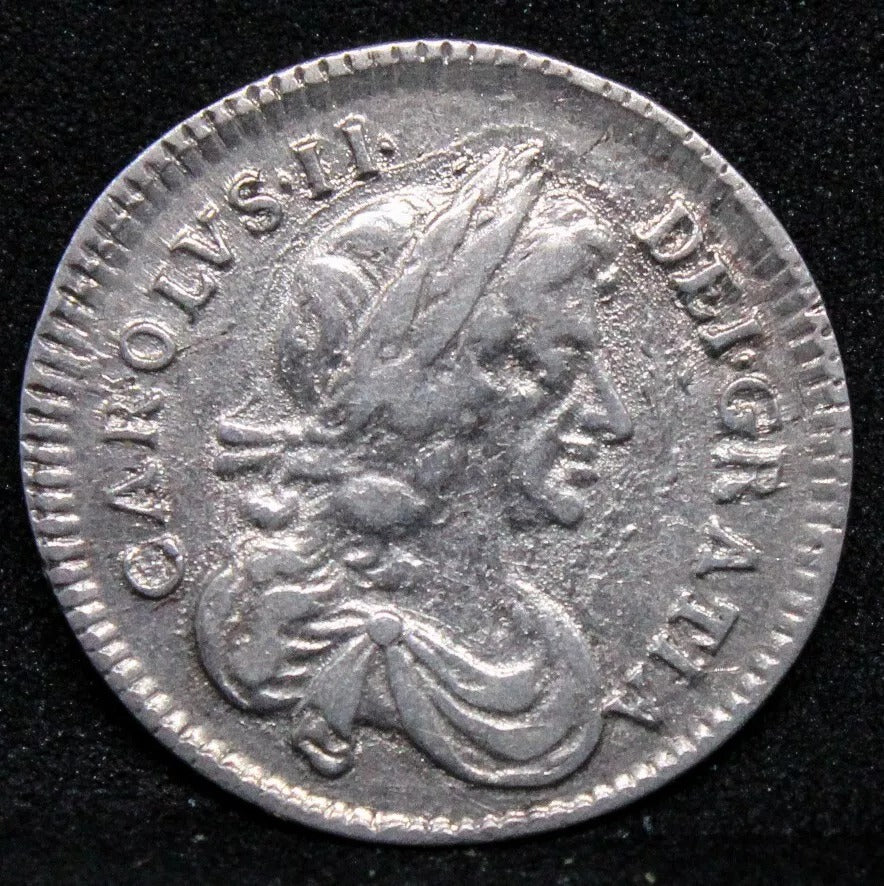 3 pence 1673, Charles II Silver Maundy. S.3386