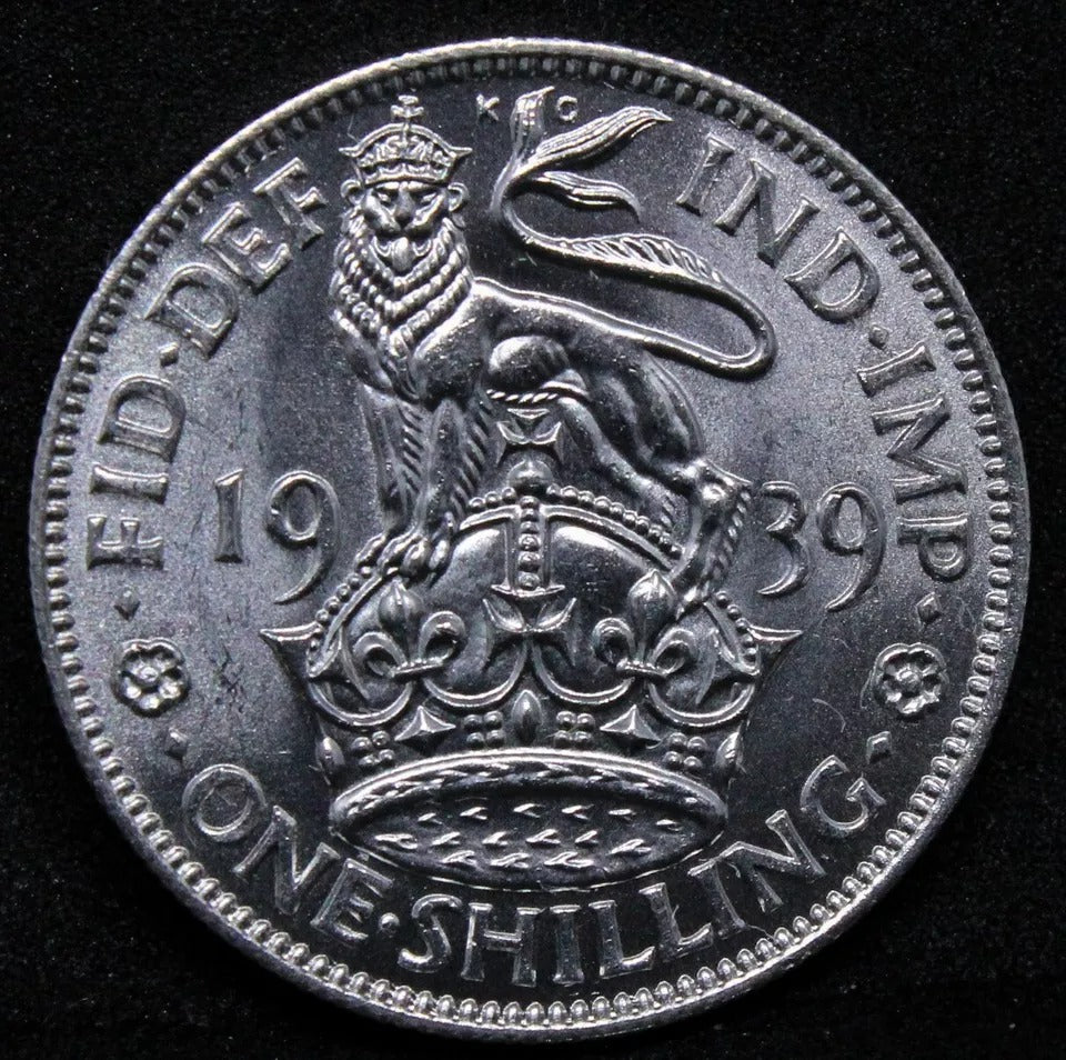 1 shilling 1939, George VI. S.4082. UNC