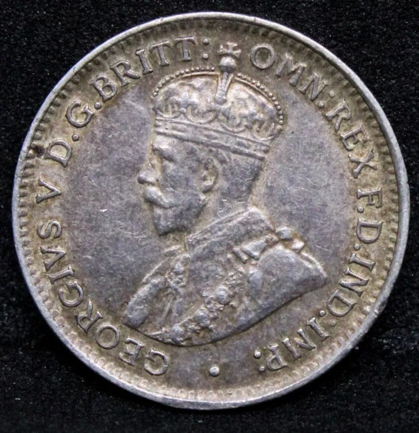 1921-M 3 pence, australia king george V. AU KM24