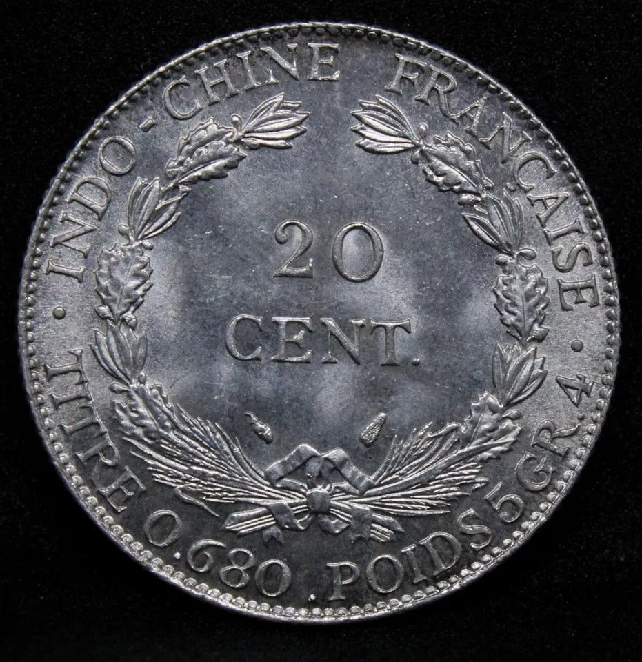 10 centime 1937 French Indo-China KM#?17.2 , Lec#236 BU