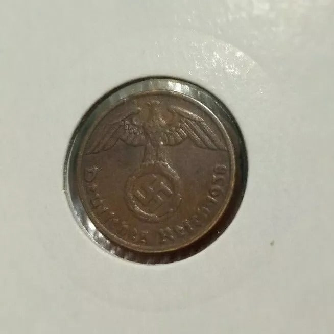 1938 Germany - Third Reich Reichspfennig KM 89 AU
