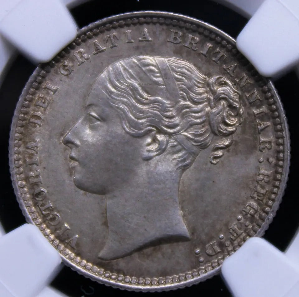 1 Shilling 1870, Queen Victoria. S.3906A. NGC MS64. BU SOLD..