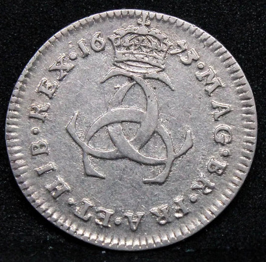 3 pence 1673, Charles II Silver Maundy. S.3386
