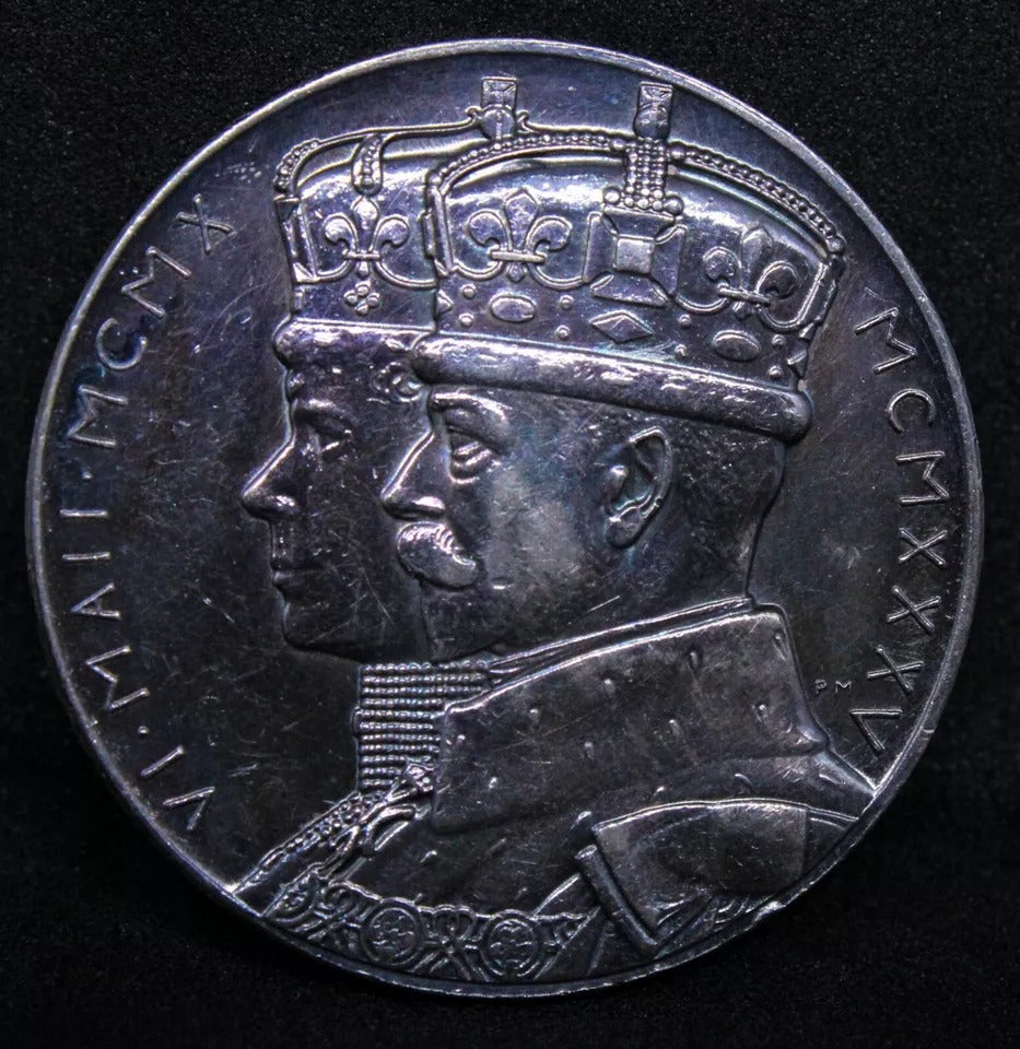 Ag Medal - King George V and Queen Mary Silver Jubilee Eimer#?22029b, BHM#?4249