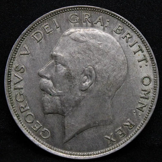 1/2 Crown 1921, George V. S.4021. EF