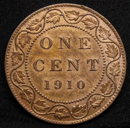 1910 Canada Cent. KM 8 Edward VII UNC