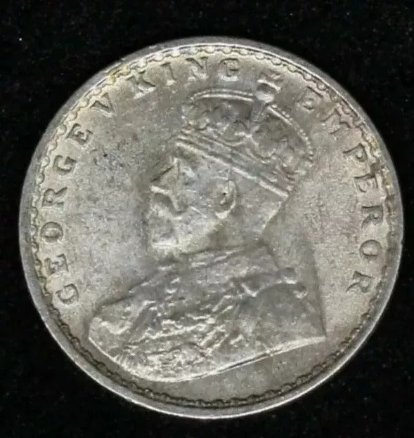 1917 India-British 2 Annas George V KM 515 UNC