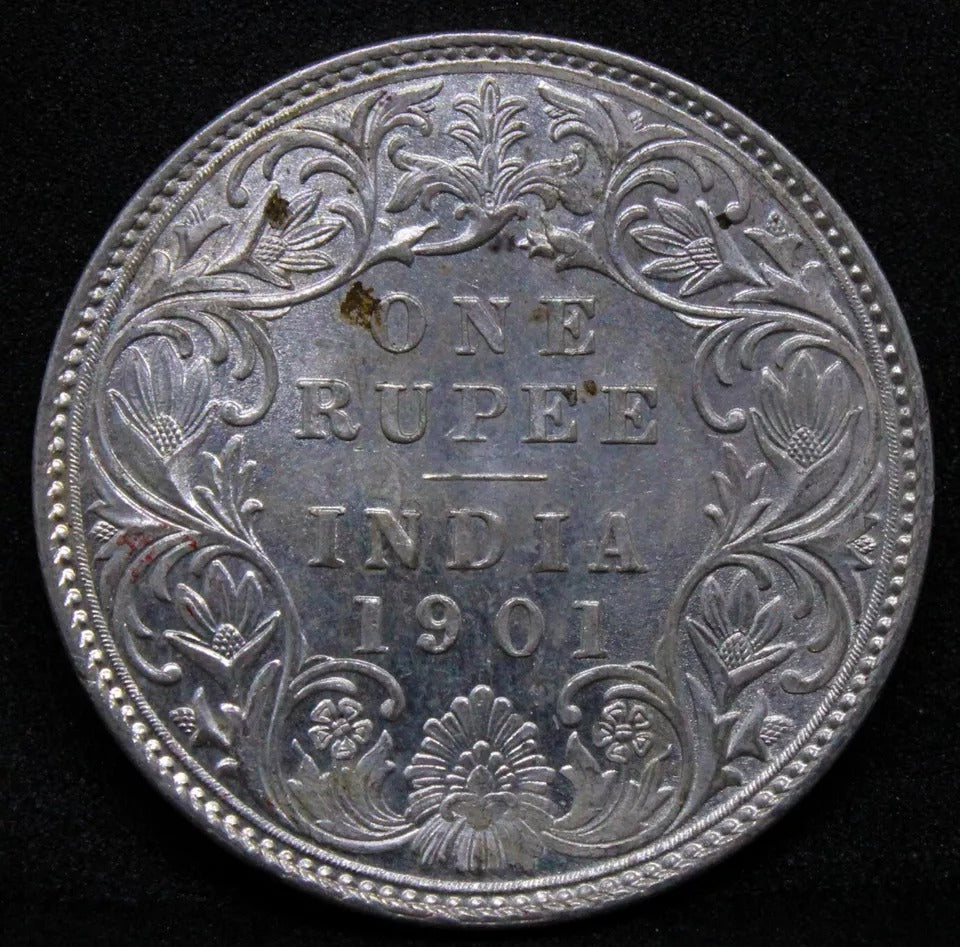 1901-B Victoria India-British Rupee KM 492 UNC #2