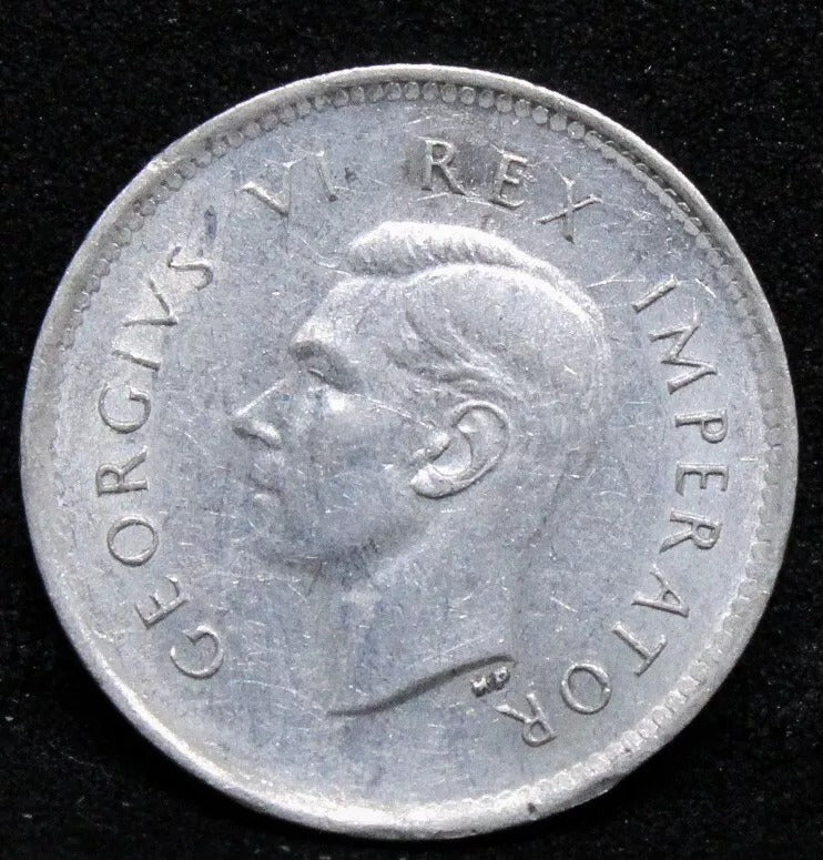 3 pence 1939 south africa George VI. KM-26. UNC #2