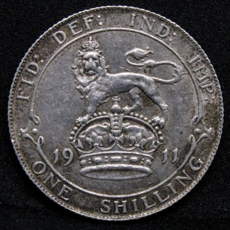 1 Shilling, 1911 George V, S.4013 aUNC #2