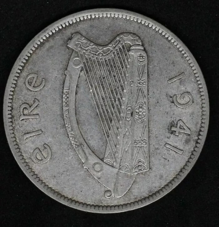 1941 Ireland Republic 1/2 Half Crown KM 16