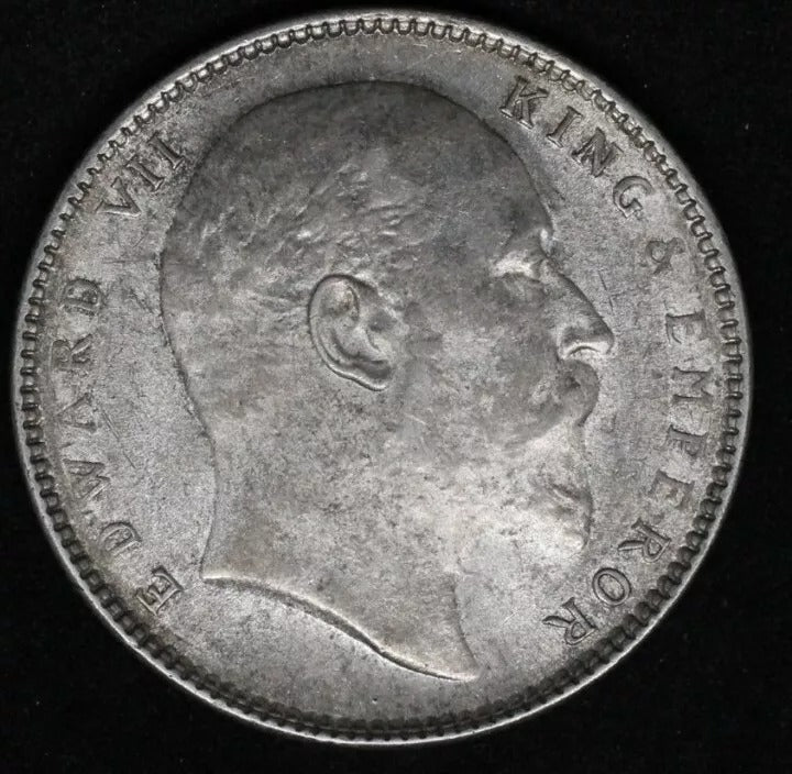 1906 Rupee India Edward VII UNC #2