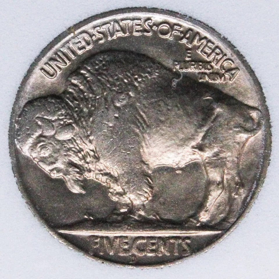 5 cents 1936. Buffalo Nickel. United States. UNC