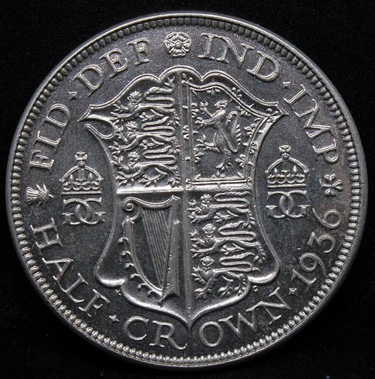 1/2 Crown 1936, Great Britain George V. S.4037 UNC
