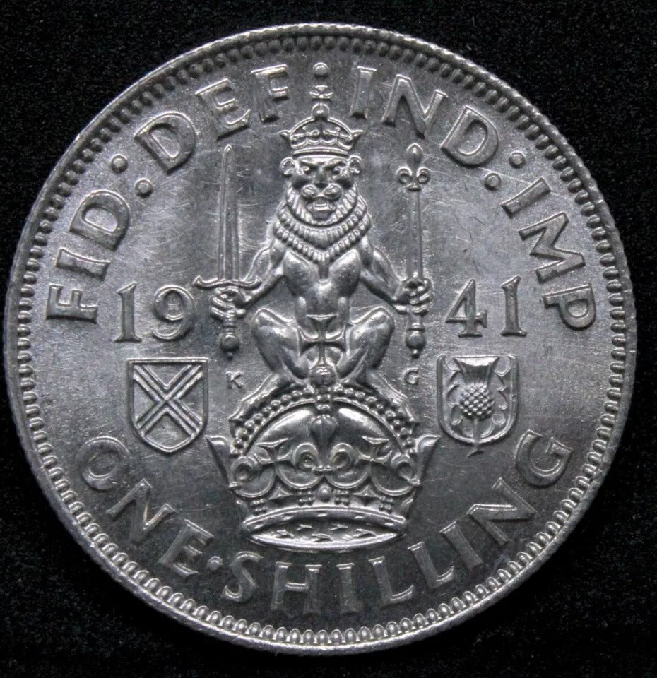 1 Shilling 1941 Scottish Crest. George VI. S.4083. UNC