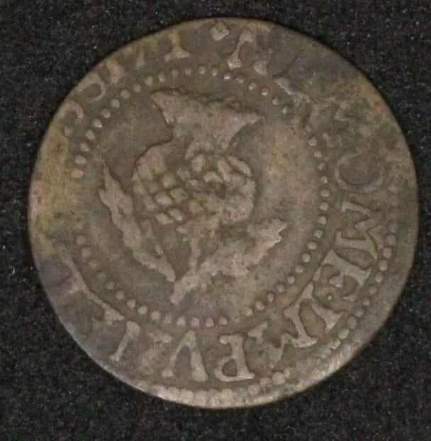 Twopence or turner =2d Scottish Copper Charles I Spink 5598 Scotland C.1632 to 3