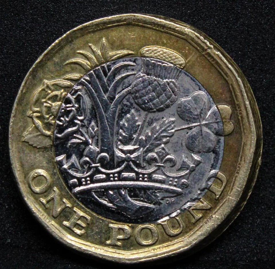 2016 Error Miss Struck/collar Slip £1, Centre Misaligned