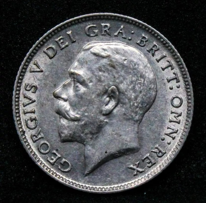 1924 6 Pence, Great Britain George V. EF