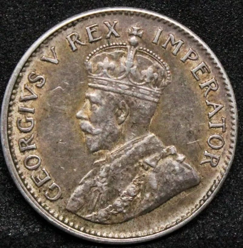 1934 South Africa 3 Pence, George V. KM-16.2 EF