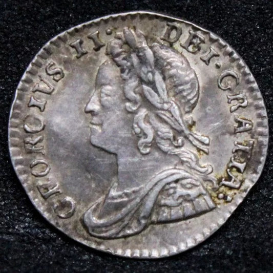 1 penny 1755 Maundy issue. george II. S.3715 nEF #2