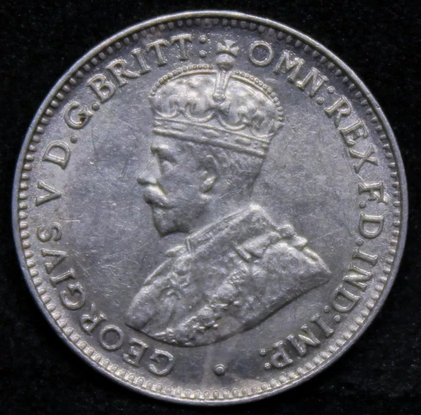 3 pence 1919, Australia King George V. KM-24 aUNC #2