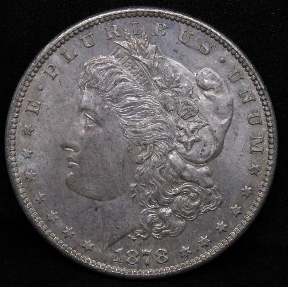 $1 Morgan Dollar 1878-S United States. UNC