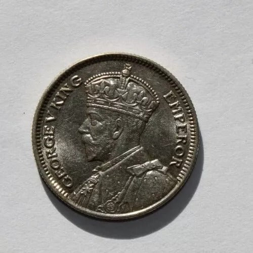 1933 Sixpence New Zealand George V UNC #2