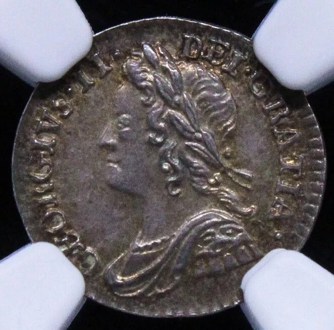 1 Penny (maundy) 1759. George II. S.3715 UNC NGC MS63