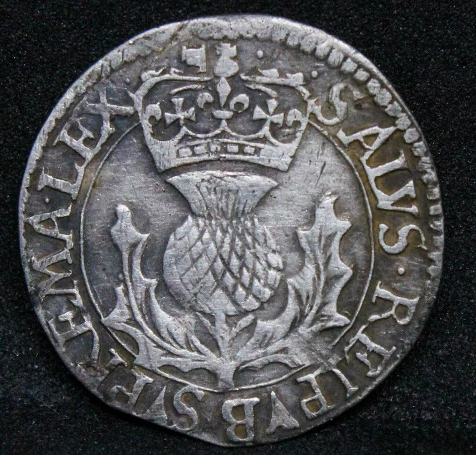 Charles I (1625-1649), Third coinage, Falconer’s First issue, Forty Pence Scotland