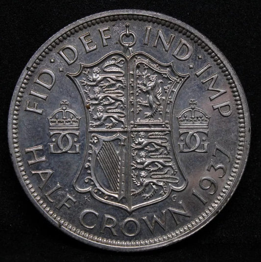 1/2 Crown 1937 Proof, George VI. S.4080 UNC