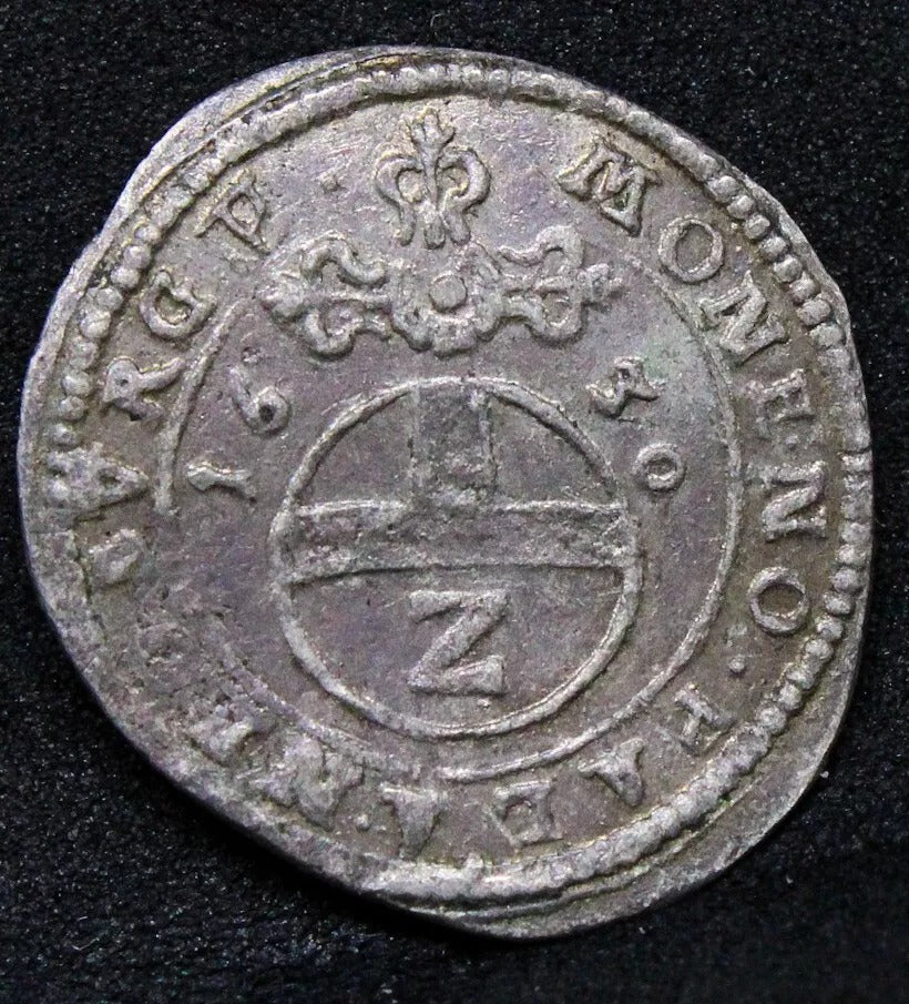GERMANY PFALZ-NEUBURG STATE 1630 2 Kreutzer silver coin KM-40