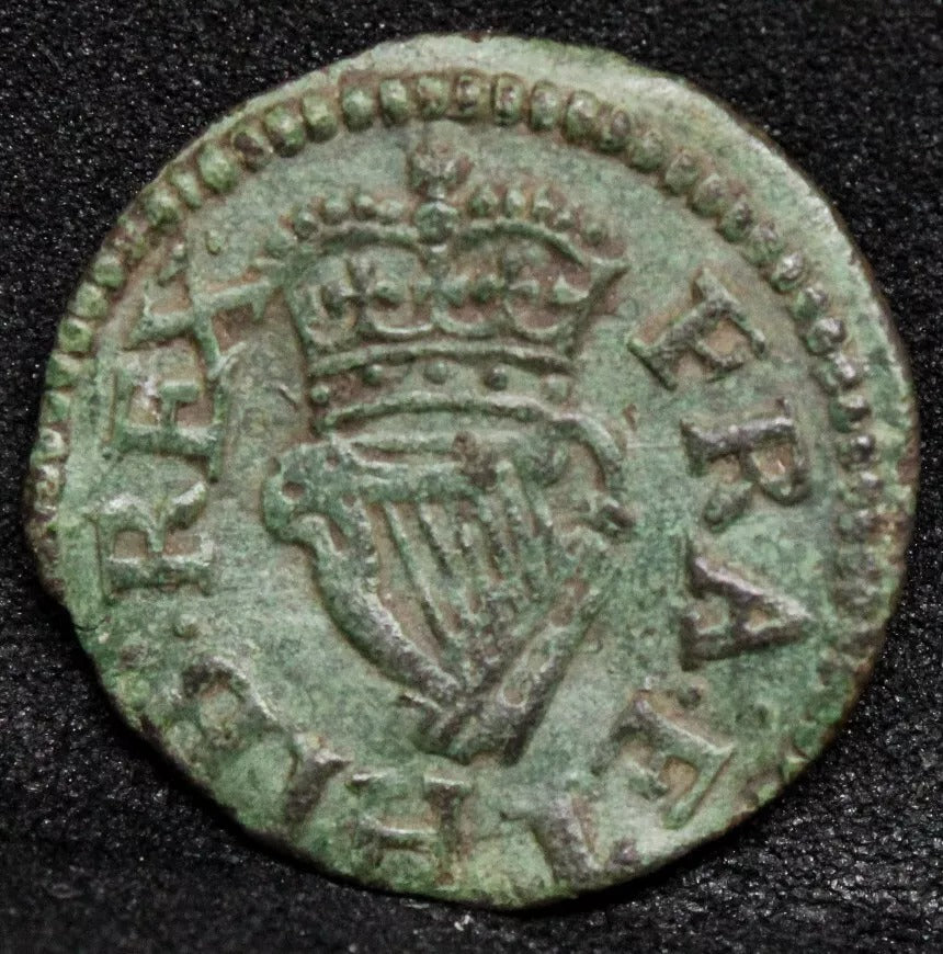 Lennox Farthing Type 3(1616-1622) MM > Roundel. Poss Contemp Forgery ,Everson 38