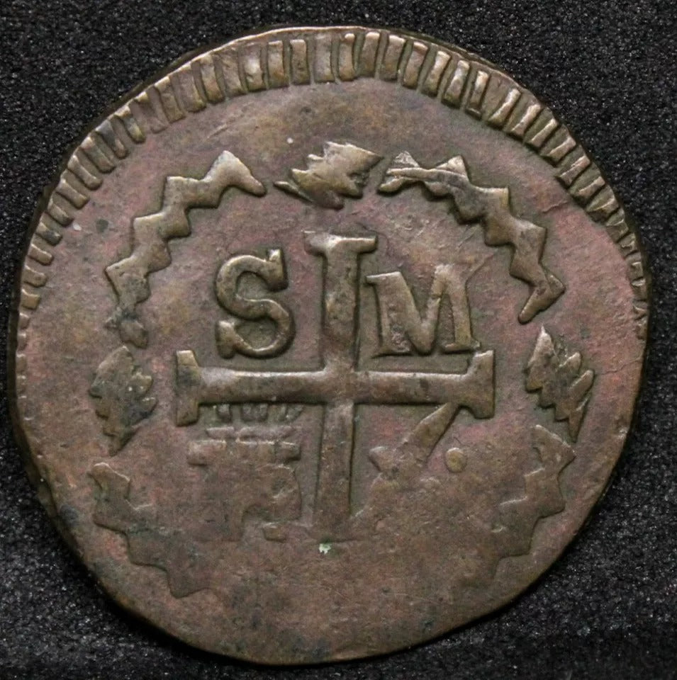 1/4 Real 1820, Santa Marta. Columbia Seige Issue. KM.B4.