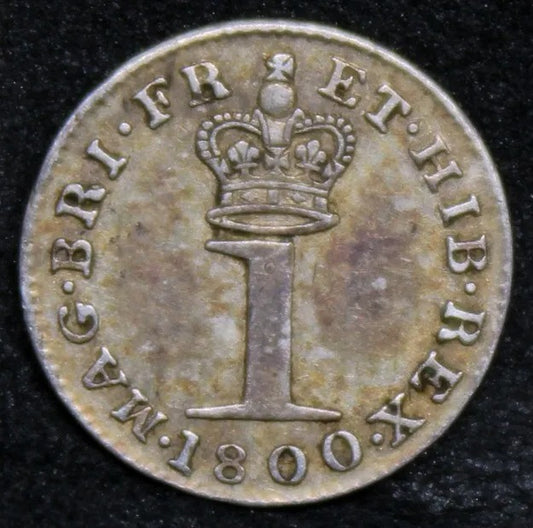 1 Penny 1800, Maundy Issue, King George III. S.3761 EF