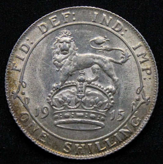 1  Shillin.g, 1915 George V, S.4013 AUNC SOLD..