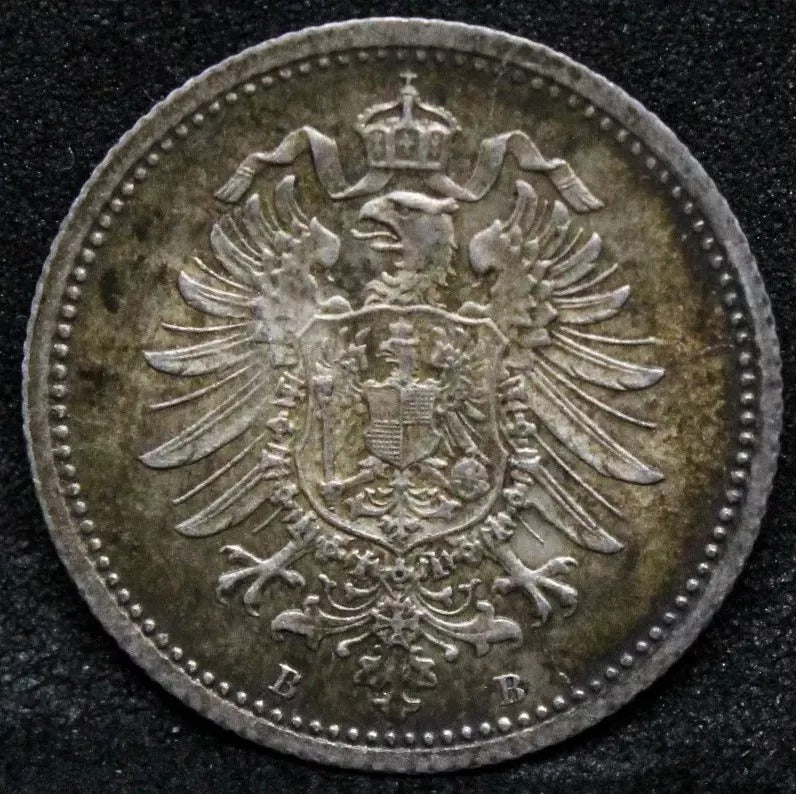 20 Pfennig 1874-B Hannover Mint. Germany Empire Wilhelm I KM-5 UNC