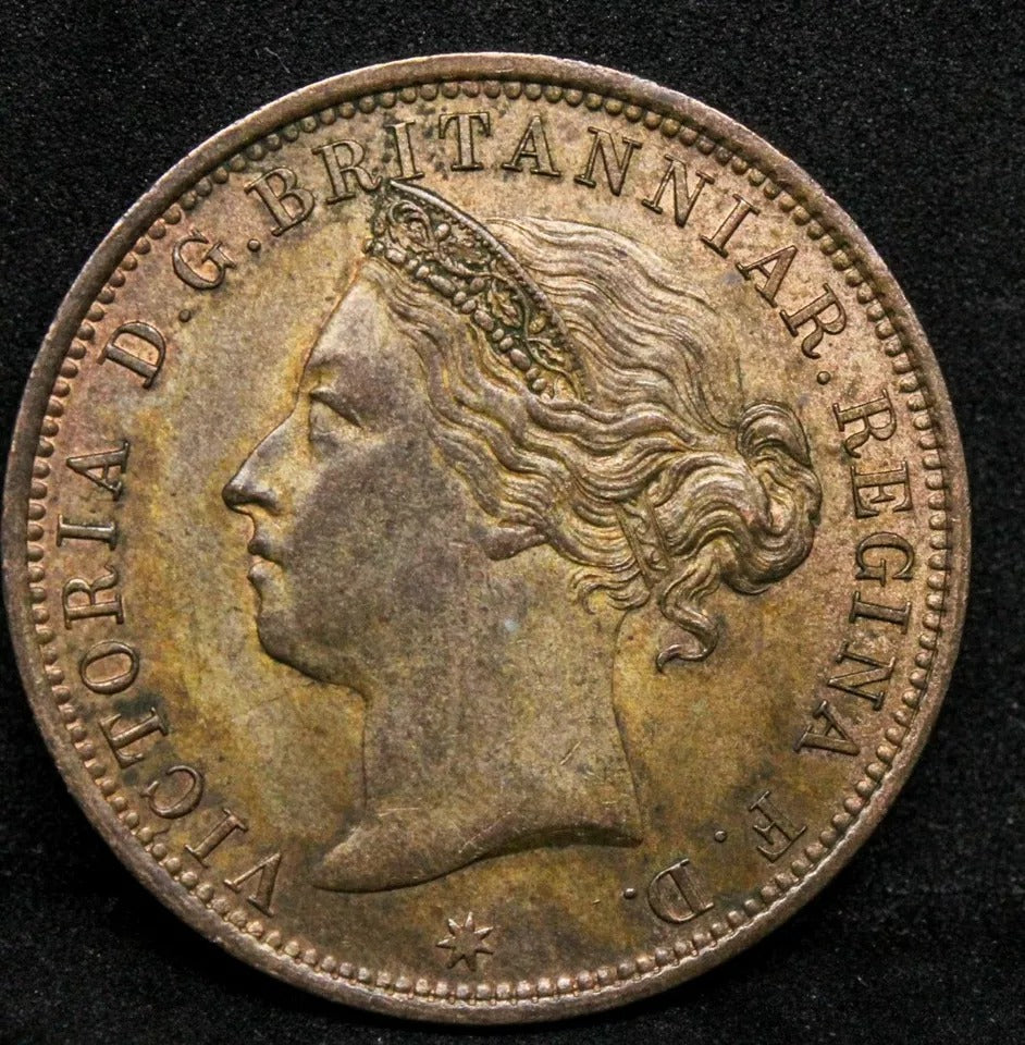 1894 1/12 Shilling, Jersey. Queen Victoria. KM.8. aUNC