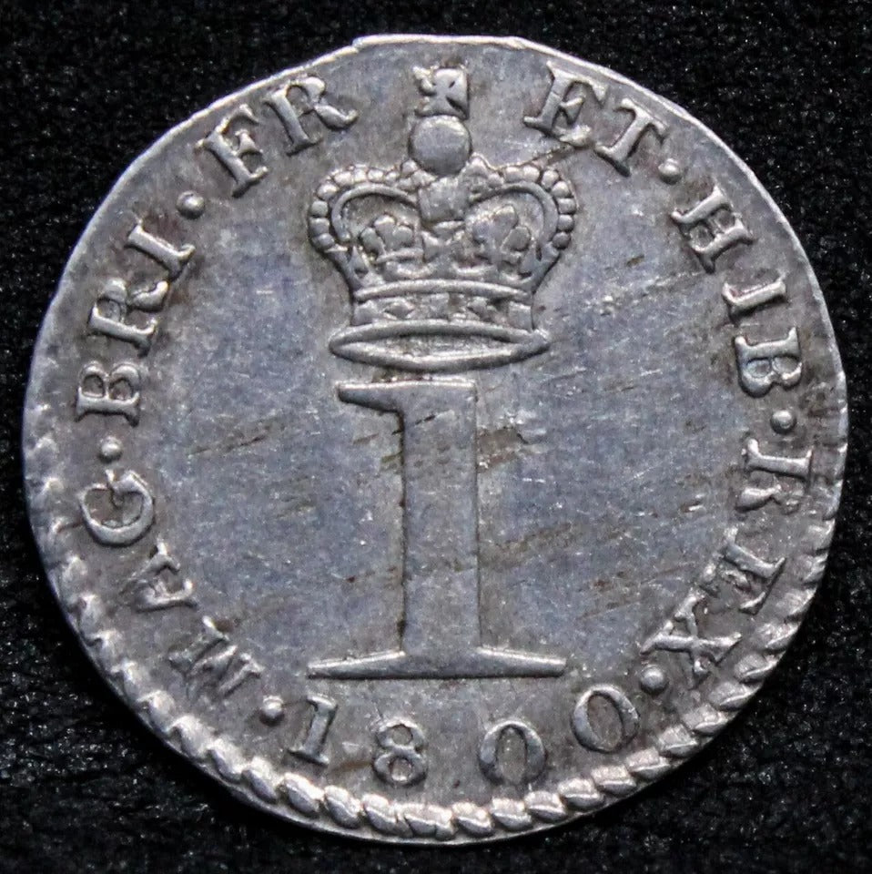 1 Penny 1800, Maundy Issue, King George III. S.3761 EF