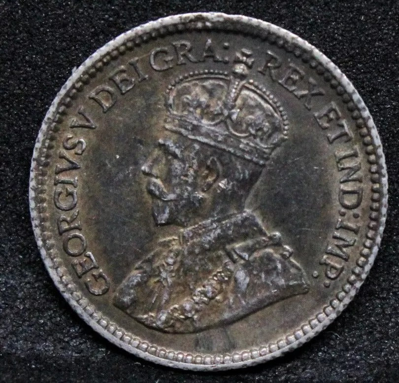 5 Cents 1913 Canada. George V. KM-22 aUNC